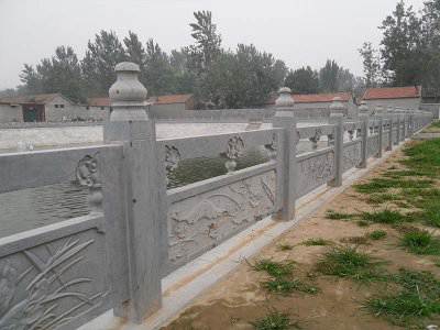 魚塘青石欄桿（01）